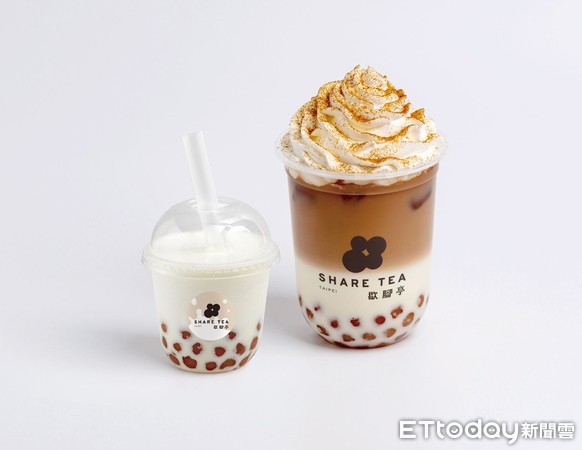 ▲▼ Share tea 歇腳亭推迷你版QQ珍珠鮮奶。（圖／歇腳亭提供）