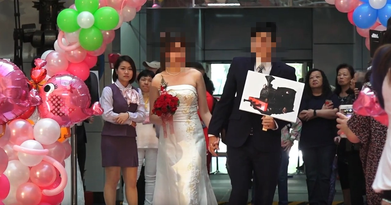 ▲▼台鐵太魯閣死亡司機員袁淳修前年才結婚。（圖／翻攝台鐵）