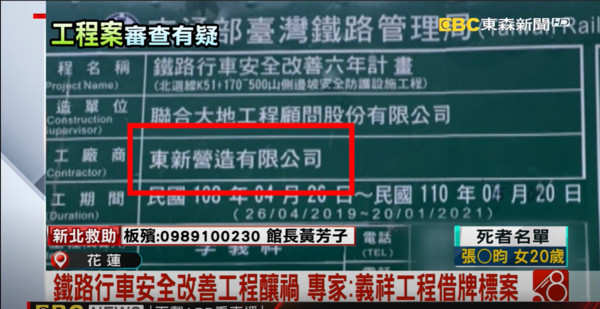 ▲▼專家曝光東新營造與義祥工業社之間的神祕關係。（圖／翻攝自東森新聞）