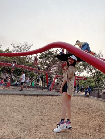 ▲Grace兒童節帶孩子們出遊。（圖／翻攝自Out Of Control 媽咪Grace臉書）