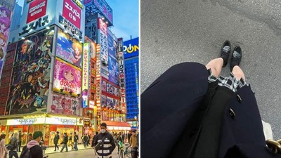 實測「女裝逛秋葉原」有多方便！男網試穿女高中生制服出門　驚：回不去了