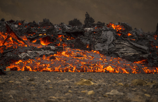 ▲▼冰島雷克雅內斯半島的火山又發現一處新的噴發點。（圖／達志影像／美聯社）