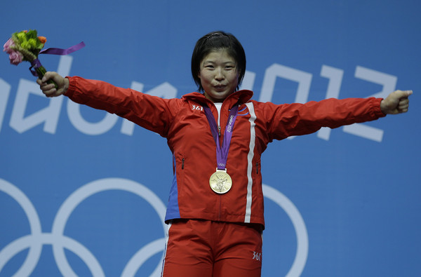 ▲▼2016里約奧運女子舉重75公斤級金牌，北韓林正心             。（圖／達志影像／美聯社）