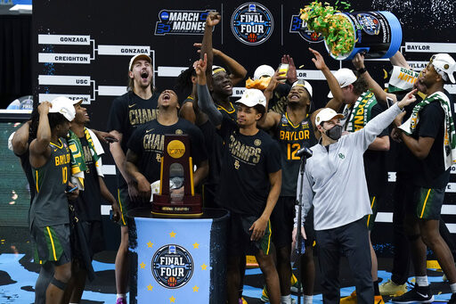 ▲貝勒大學奪下NCAA隊史男籃首冠，巴特勒成為致勝功臣。（圖／達志影像／美聯社）