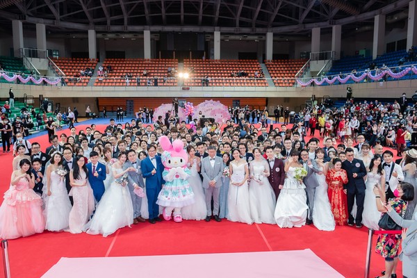 ▲台北2020年聯合婚禮。（圖／北市府提供）