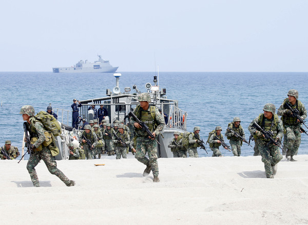 ▲▼美國和菲律賓在2018年進行的Balikatan聯合軍演。（圖／路透）