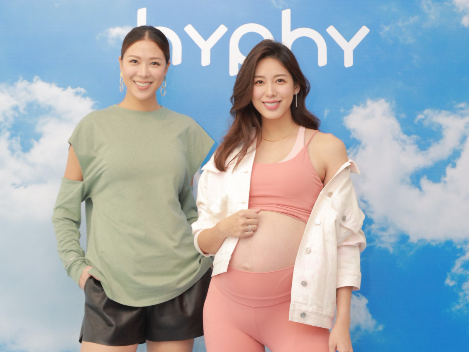 ▲名模林又立、林可彤兩人聯手創立運動品牌hyphy       。（圖／品牌提供）