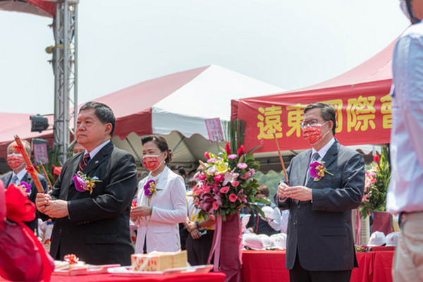 ▲遠東國際會議中心動土。（圖／記者楊淑媛攝）