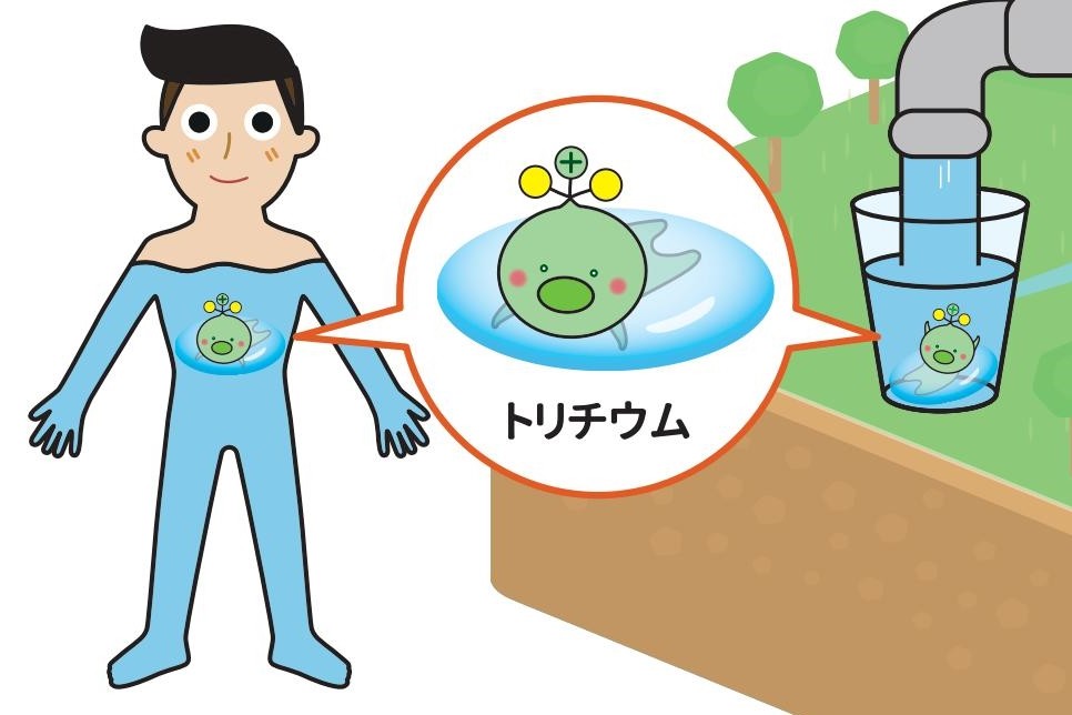 ▲▼日本拍板排放福島核廢水，竟創造放射性氚吉祥物。（圖／日本復興廳）
