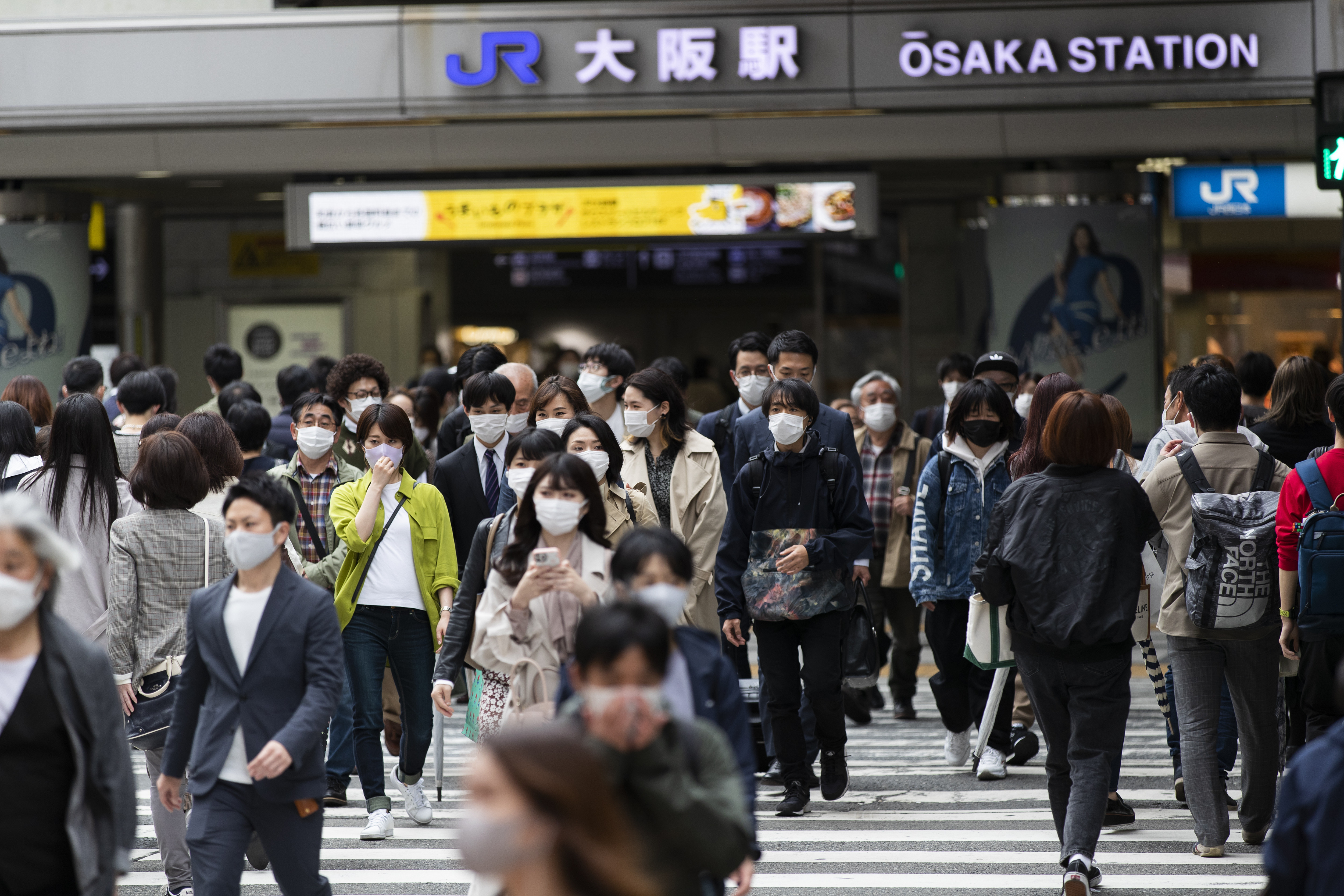 ▲▼新冠肺炎,日本大阪。（圖／達志影像／美聯社）