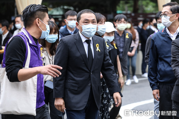 ▲新北市長侯友宜出席太魯閣事故聯合追思公祭。（圖／記者林敬旻攝）