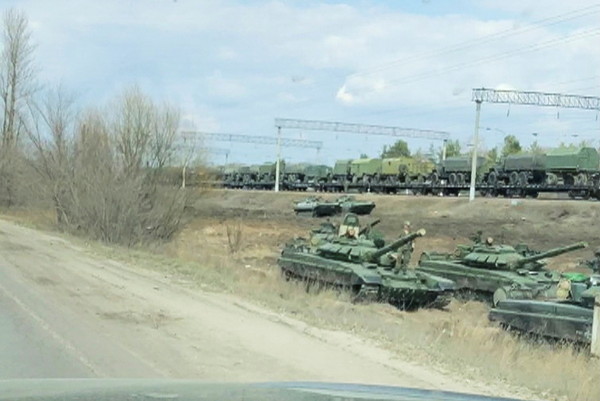 ▲▼ 俄羅斯沃羅涅日（Voronezh）街道出現坦克。（圖／路透）