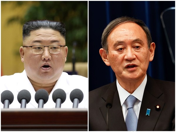 ▲▼北韓領導人金正恩與日本首相菅義偉。（組圖／路透）