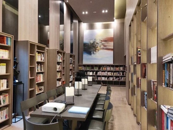 ▲▼ 台北市文山區「靜心文匯」社區外觀,社區公設,文山區社區,室內公設,閱覽室,健身房  。（圖／東森房屋提供）