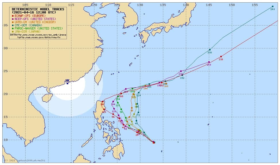 ▲▼颱風路徑預報圖。（圖／翻攝自Facebook／賈新興）