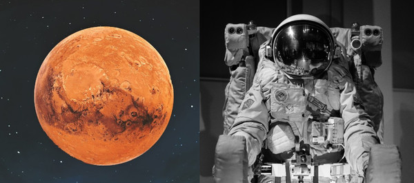 ▲▼火星,太空人。 （图／取自免费图库Pixabay）