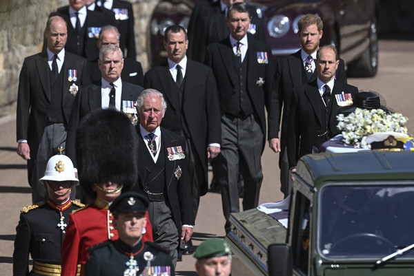 ▲▼ 英國王室17日舉行菲利浦親王葬禮。（圖／達志影像／美聯社）