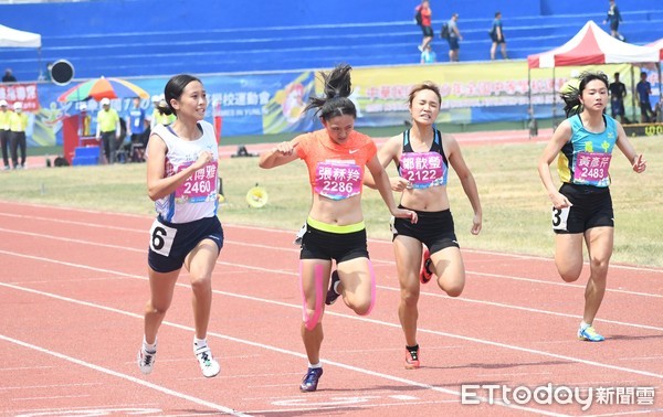 ▲▼ 全中運／花農張博雅破高懸26年高女100M大會　。（圖／記者謝孟儒攝）