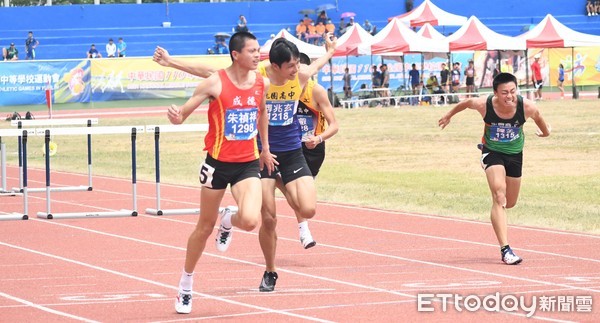 ▲▼全中運高男組田徑110公尺跨欄傅兆玄             。（圖／記者謝孟儒攝）