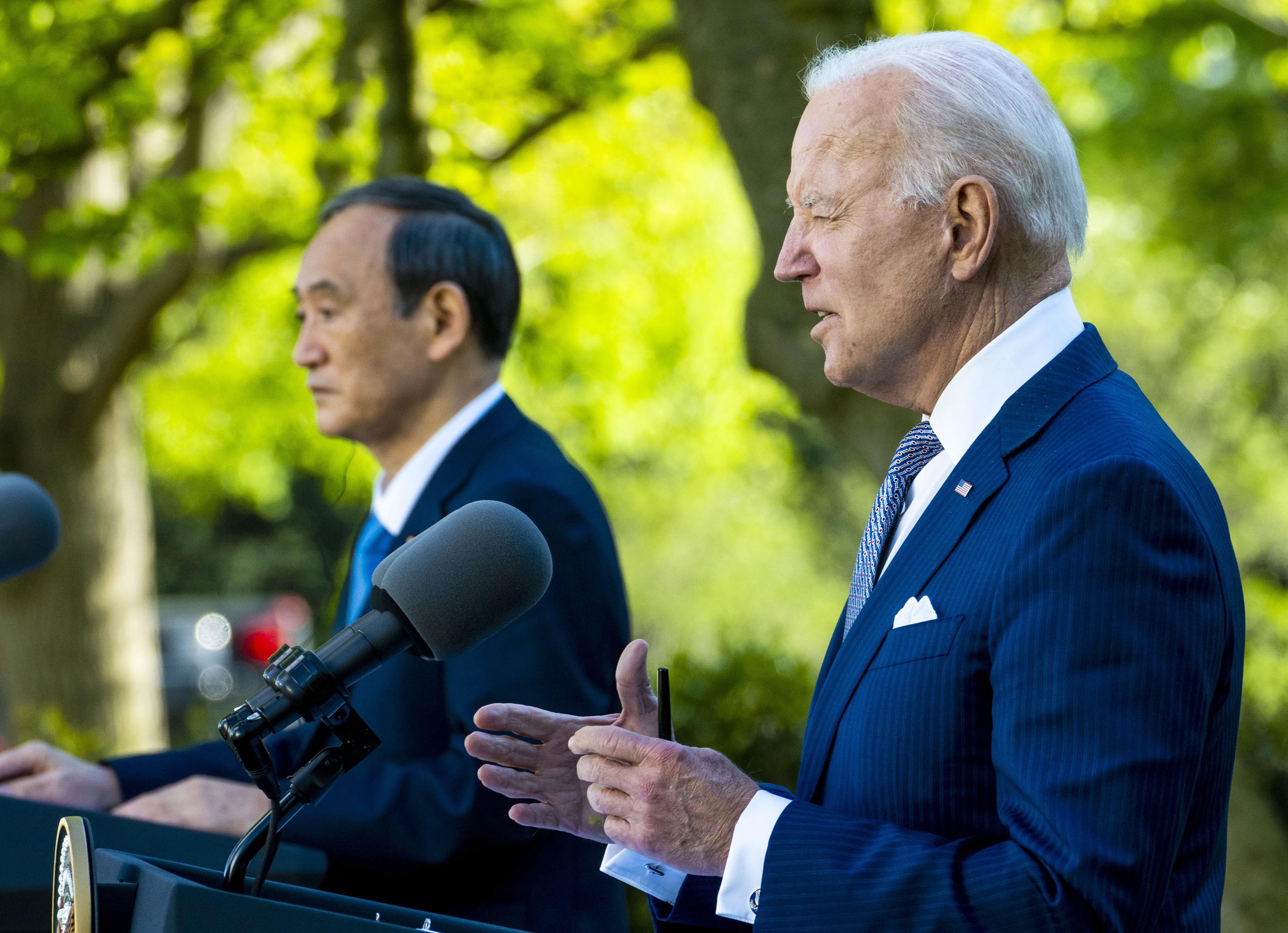 ▲▼美日峰會聯合聲明時隔52年再提台灣，顯示出日本在台海議題上的明確立場。（圖／達志影像）