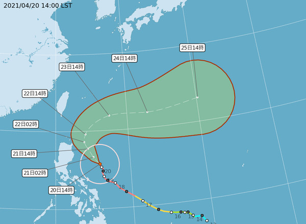 ▲▼舒力基颱風。（圖／中央氣象局）