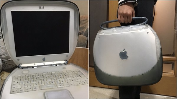 ▲▼日本作家早坂隆向粉絲分享20多年前的蘋果筆電。（圖／翻攝自Twitter@dig_nonfiction）