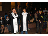 318反服貿事件學生佔領行政院-3（圖／記者徐文彬攝）