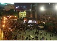 318反服貿事件學生佔領行政院大景（圖／記者徐文彬攝）