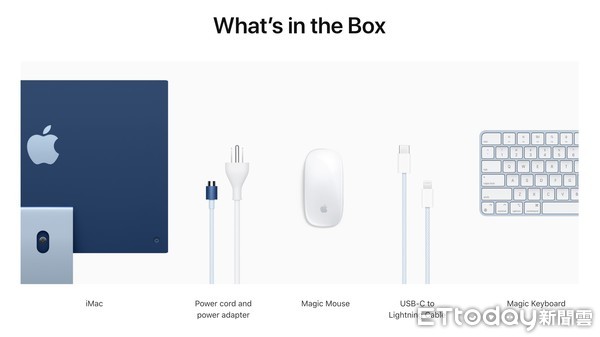 ▲▼ 蘋果新發表的iMac將搭上同配色的編織電源線。（圖／取自9to5mac）