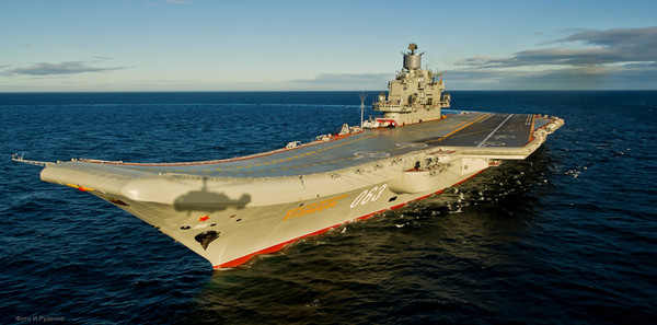 ▲俄羅斯航母「庫茲涅佐夫海軍上將」號           。（圖／翻攝自維基百科）