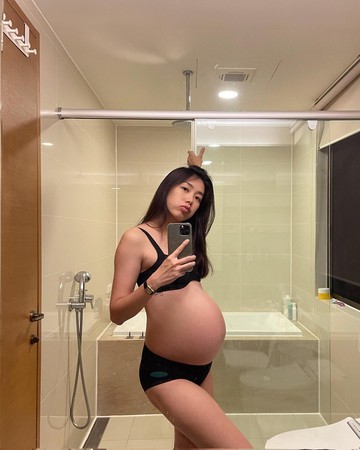 ▲林可彤懷孕9個月「子宮頸剩1.5公分」。（圖／翻攝自臉書／林可彤 Hope Lin）