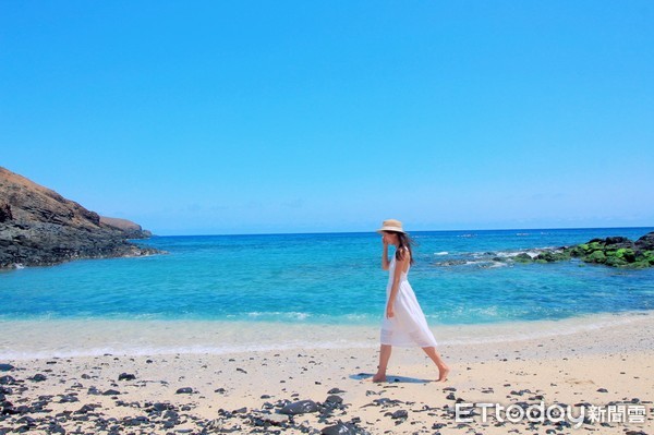 ▲▼澎湖七美月鯉灣，澎湖旅遊。（圖／記者蔡玟君攝）