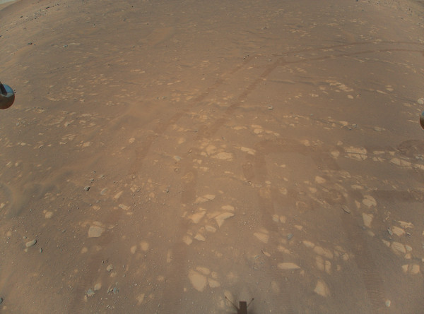 ▲▼火星微型直升機空拍圖。（圖／翻攝自NASA）