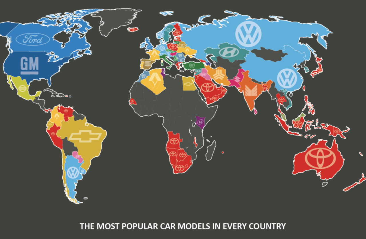 ▲全球最暢銷品牌、車款出爐。（圖／翻攝自Automotive Touch Up）