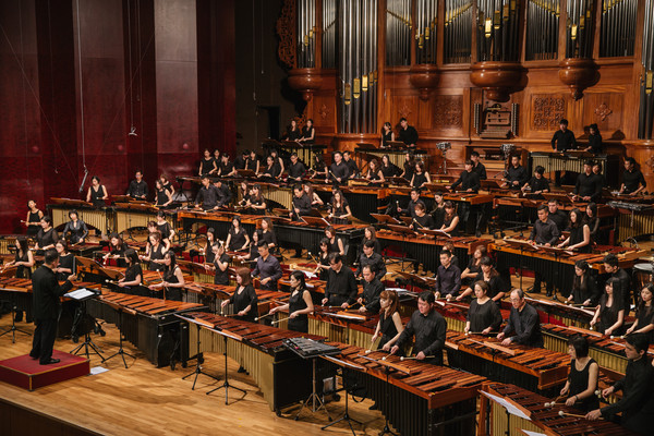▲▼世界罕見、高難度的「百人木琴」音樂會，集結100為演奏家、超過50部木琴，將在台灣第4度搬演。（圖／朱宗慶打擊樂團隊提供）