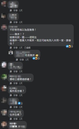 ▲▼。（圖／翻攝自Facebook／台中租屋資訊交流，最完整的租屋資訊）