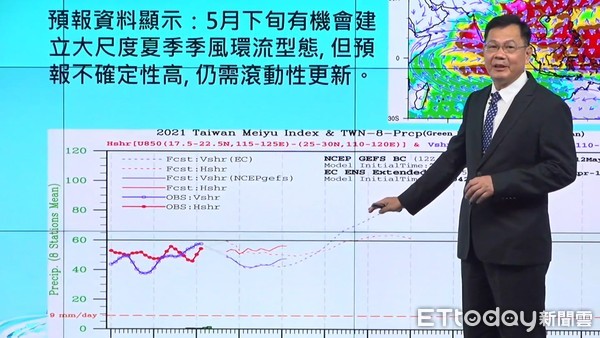 ▲▼氣象局「110年梅雨季展望」。（圖／記者呂佳賢攝）