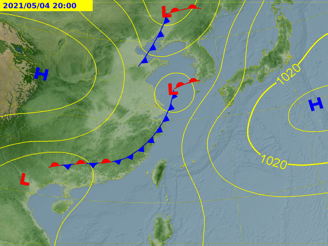 天氣圖。（圖／氣象局）