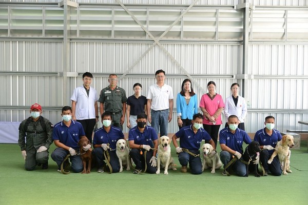 ▲▼泰國嗅探犬。（圖／翻攝自朱拉隆功大學網頁）