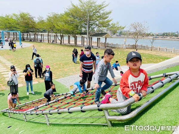 ▲金門莒光共融公園遊戲場正式啟用             。（圖／記者林名揚翻攝）