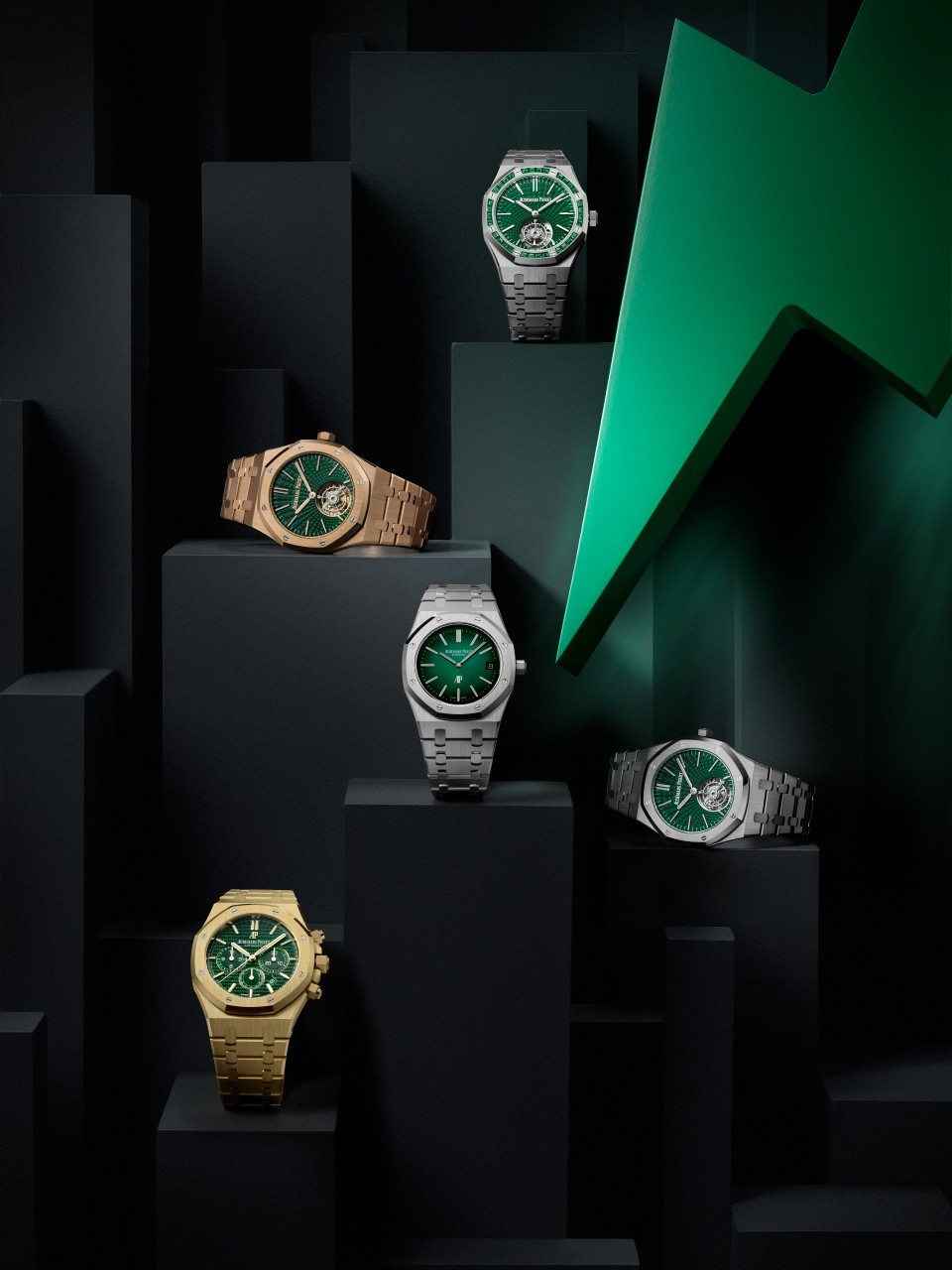 ▲▼AP,Glashutte Original green watch           。（圖／記者陳雅韻攝）