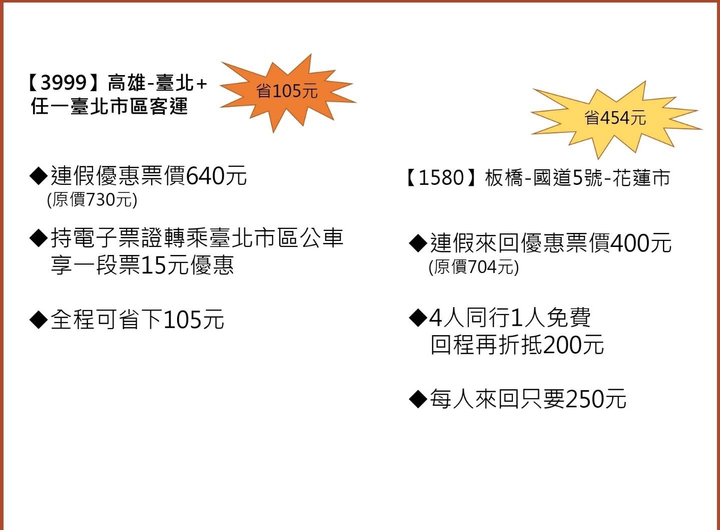 ▲▼端午連假國道客運優惠。（圖／公路總局提供）