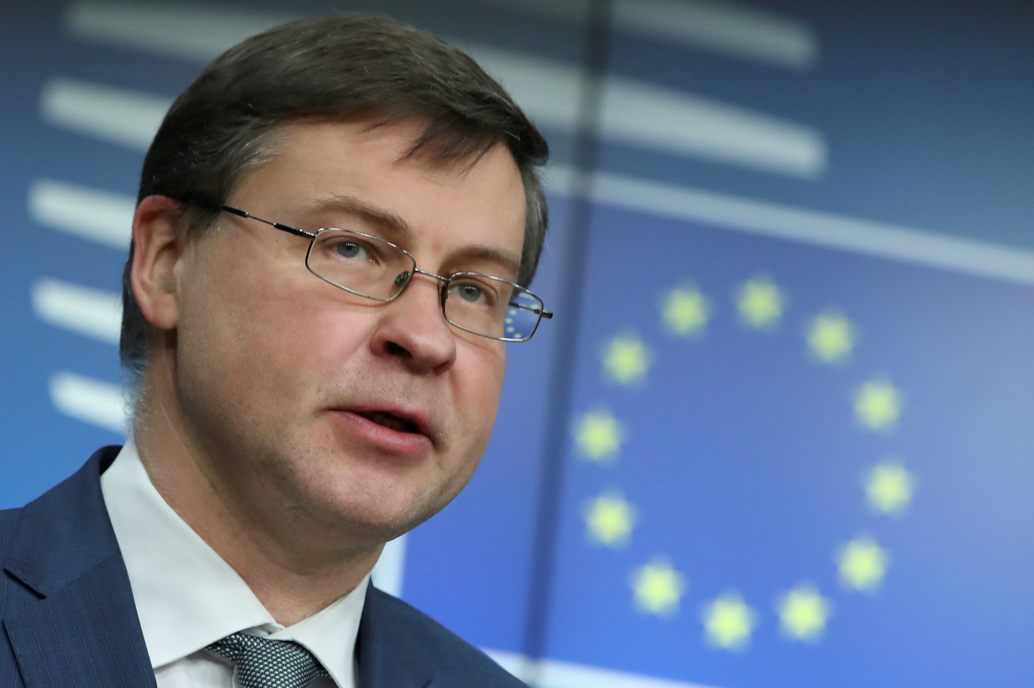 ▲▼ 歐盟執委會副主席杜姆布羅夫斯基斯（Valdis Dombrovskis）。（圖／路透）