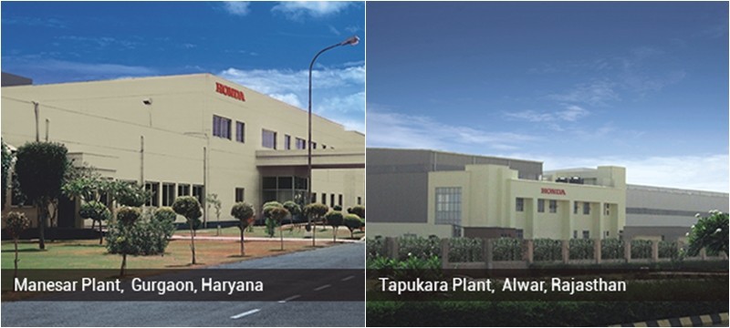 ▲本田印度4座工廠：Manesar（Haryana）、Tapukara（Rajasthan）、Narsapura（Karnataka）以及Vithalapur（Gujarat）。（圖／翻攝HMSI）