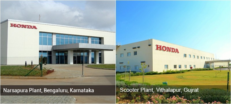 ▲本田印度4座工廠：Manesar（Haryana）、Tapukara（Rajasthan）、Narsapura（Karnataka）以及Vithalapur（Gujarat）。（圖／翻攝HMSI）