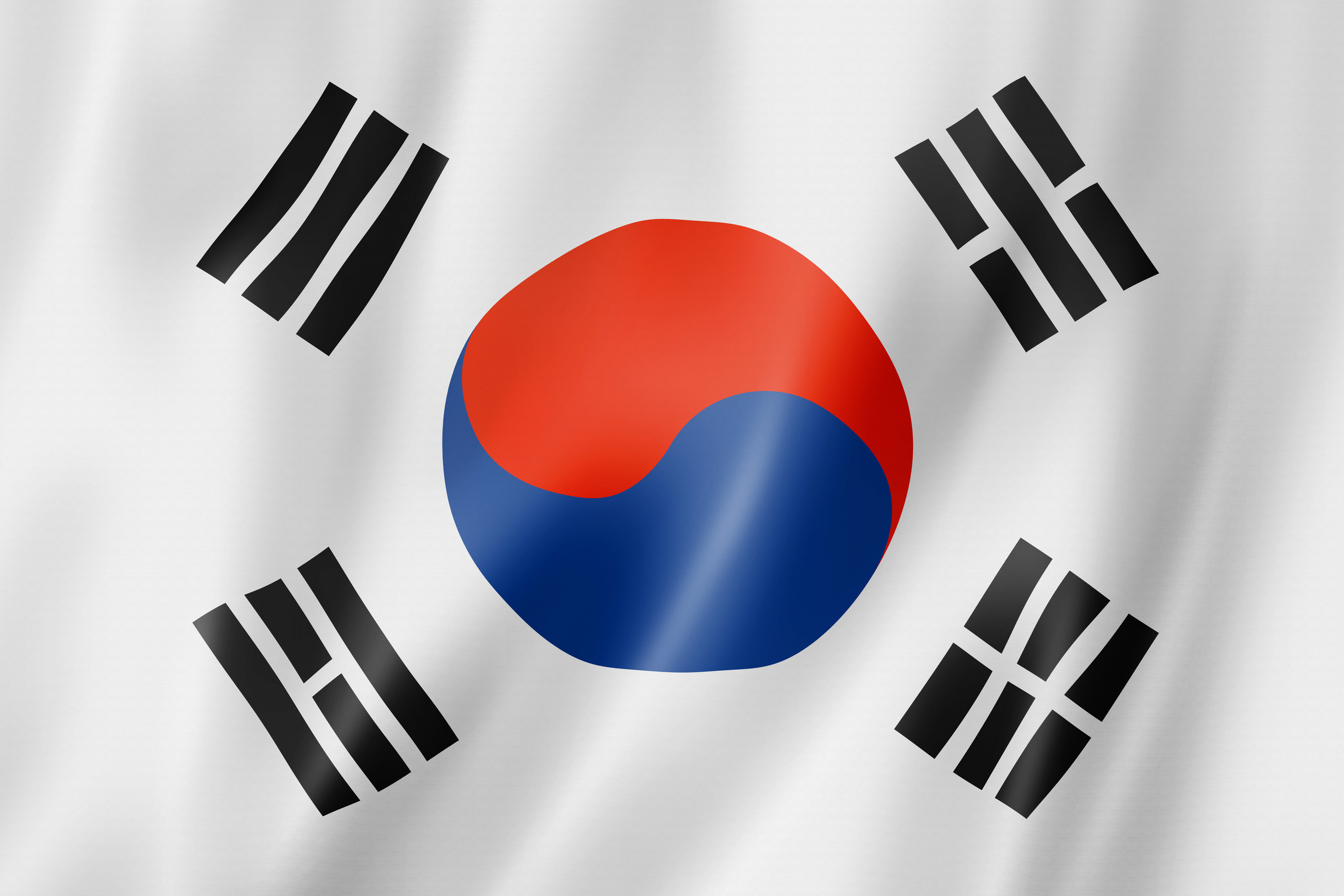 南韓國旗。（圖／達志影像）