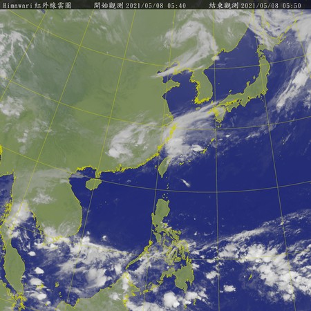 ▲▼衛星雲圖。（圖／記者葉國吏翻攝）