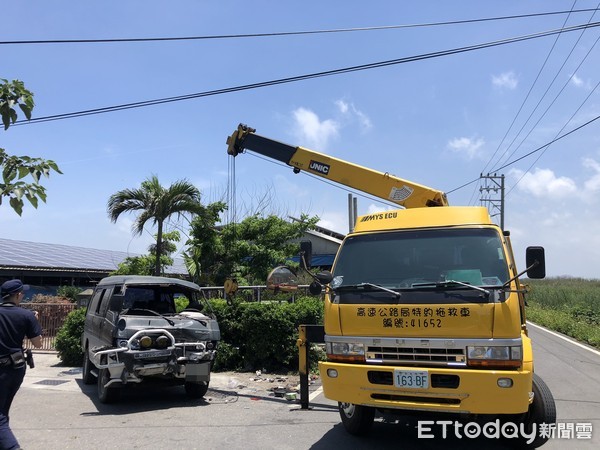 ▲▼彰化芳苑死亡車禍。（圖／記者游瓊華翻攝）