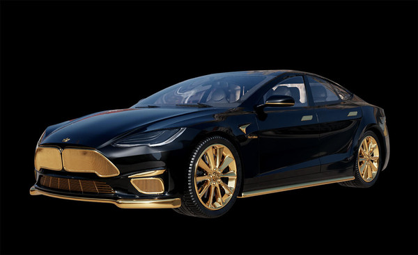 ▲特斯拉Model S改裝Model Excellence 24K。（圖／翻攝Caviar）