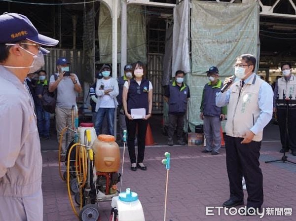 ▲台南市長黃偉哲指出，針對疫情升溫，台南市已做好防疫準備工作。（圖／記者林悅翻攝，下同）